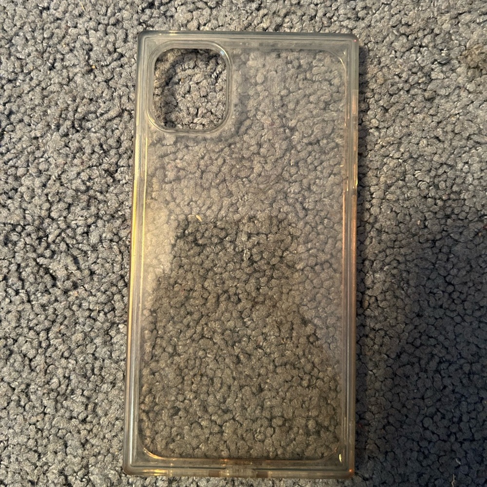 Clear square iPhone 11 case